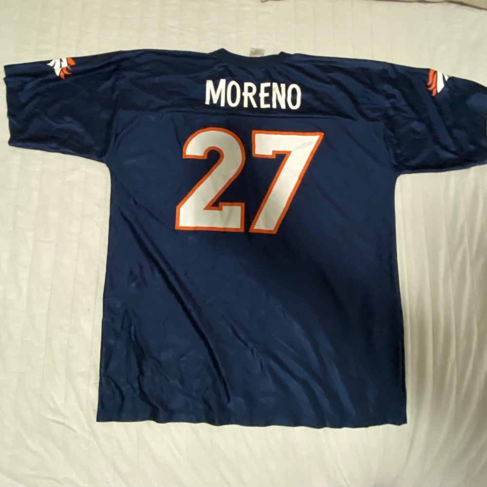 NFL Denver Broncos  Mens Jersey, Blue Size XL